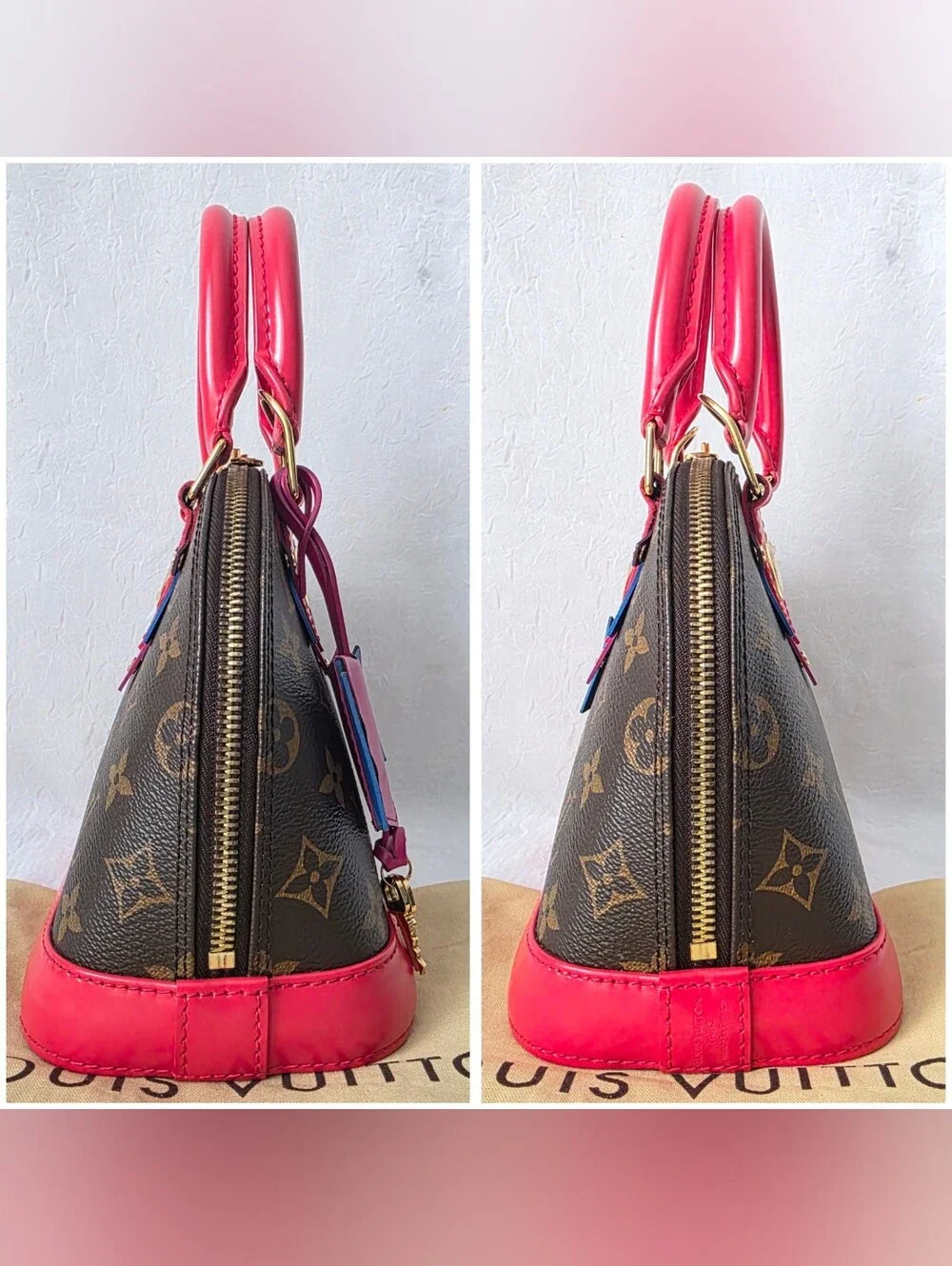 Auth Louis Vuitton LMTD Monogram Totem Alma BB Bag